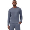 On Running Men's Crew Neck -Sports Shoe Store Small PNG SS21 Crewneck Dark M Pack Shot 1